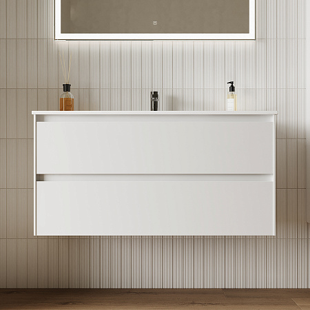 Мебель для ванной Sancos Cento 100 CN100W белый глянцевый