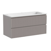 Тумба с раковиной Sancos Snob R 100 SNR100SM Doha Soft