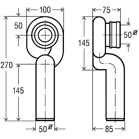 Сифон для писсуара Viega 492458