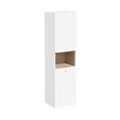 Шкаф-пенал VitrA Root Groove 69100 40 R с корзиной для белья, белый матовый Шкаф-пенал VitrA Root Groove 69100 40 R с корзиной для белья, белый матовый