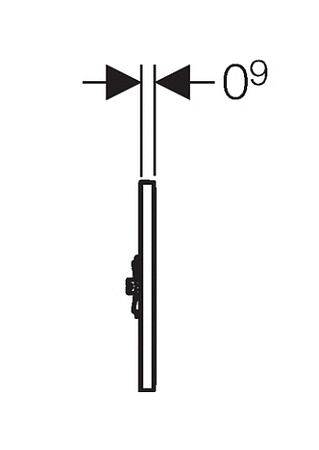 Привод бесконтактного смыва Geberit Sigma 01 116.021.21.5 для писсуара