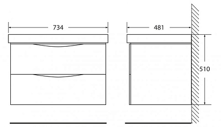 Раковина BelBagno Fly 70 белая