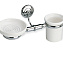 Мыльница Stil Haus Nemi N14(39) белый/хром - фото 1