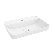 Раковина встраиваемая сверху Kerama Marazzi Plaza PLR.wbi.55.1 55х40 с отв. под смеситель, белый Раковина встраиваемая сверху Kerama Marazzi Plaza PLR.wbi.55.1 55х40 с отв. под смеситель, белый