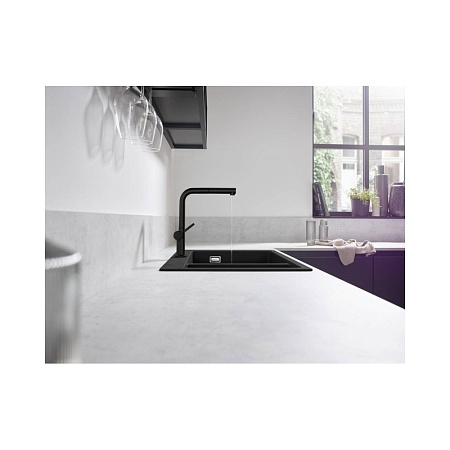 Смеситель Hansgrohe Talis M54 72808670 для кухонной мойки, черный матовый
