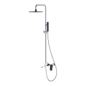 Душевая стойка Boheme Q 148-CRB.2 хром/черный