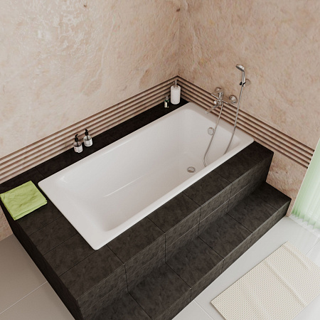 Чугунная ванна Delice Parallel DLR220505 170х70 без ручек