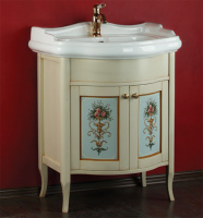 Тумба с раковиной Migliore Bella ML.BLL-BA446.DS.VZ декор Veneziano