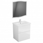Мебель для ванной OWL 1975 Hella stor OW24.11.00 65 2 ящика, белый лак Мебель для ванной OWL 1975 Hella stor OW24.11.00 65 2 ящика, белый лак