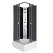 Душевая кабина Niagara Eco E90/26Q/TN/BK 90x90x195 L/R стекло тонированное/профиль серебро Душевая кабина Niagara Eco E90/26Q/TN/BK 90x90x195 L/R стекло тонированное/профиль серебро