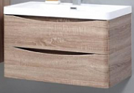 Тумба с раковиной BelBagno Ancona-N 60 rovere bianco, подвесная Тумба с раковиной BelBagno Ancona-N 60 rovere bianco, подвесная