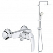 Комплект для ванной комнаты Grohe Eurosmart New 124410 хром Комплект для ванной комнаты Grohe Eurosmart New 124410 хром