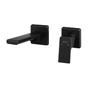 Смеситель E.C.A. Tiera 102167605C1EX-KK для ванны с душем матовый черный Смеситель E.C.A. Tiera 102167605C1EX-KK для ванны с душем матовый черный