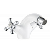 Смеситель Cezares Retro RETRO-C-BS1-BLC (RETRO-BS1-BLC) для биде, белый Смеситель Cezares Retro RETRO-C-BS1-BLC (RETRO-BS1-BLC) для биде, белый