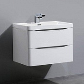 Тумба с раковиной BelBagno Ancona-N 80 bianco lucido, подвесная Тумба с раковиной BelBagno Ancona-N 80 bianco lucido, подвесная