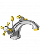 Смеситель Ideal Standart Reflection B9653LS для раковины, хром/золото Смеситель Ideal Standart Reflection B9653LS для раковины, хром/золото