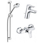 Душевой комплект Kludi Pure&Easy 378450565 хром Душевой комплект Kludi Pure&Easy 378450565 хром